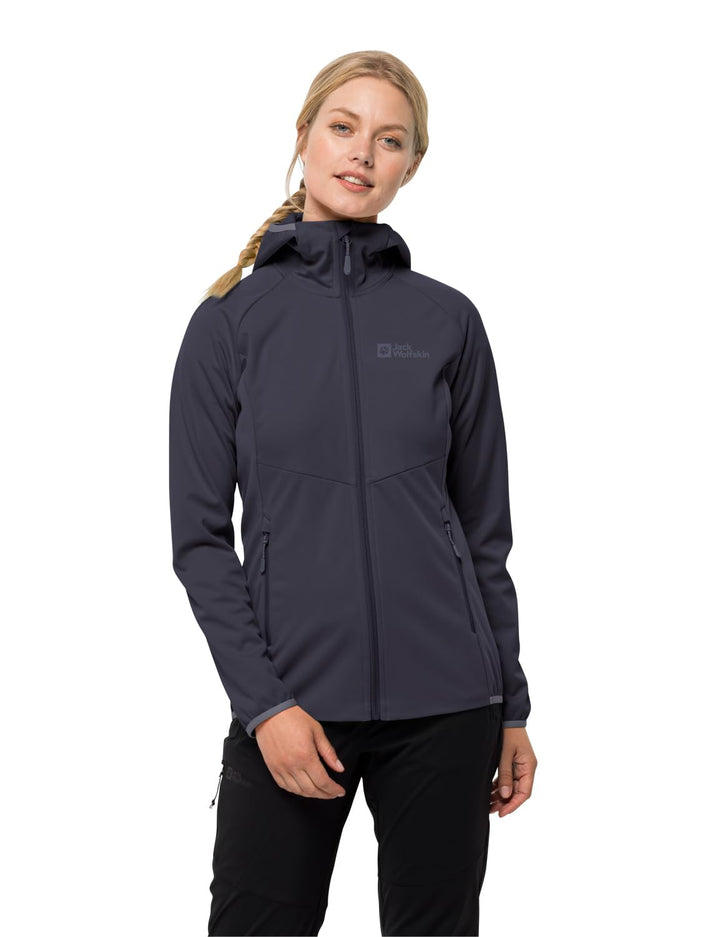 Jack Wolfskin Damen Go Hike Softshell W Softshelljacke M graphite, M graphite