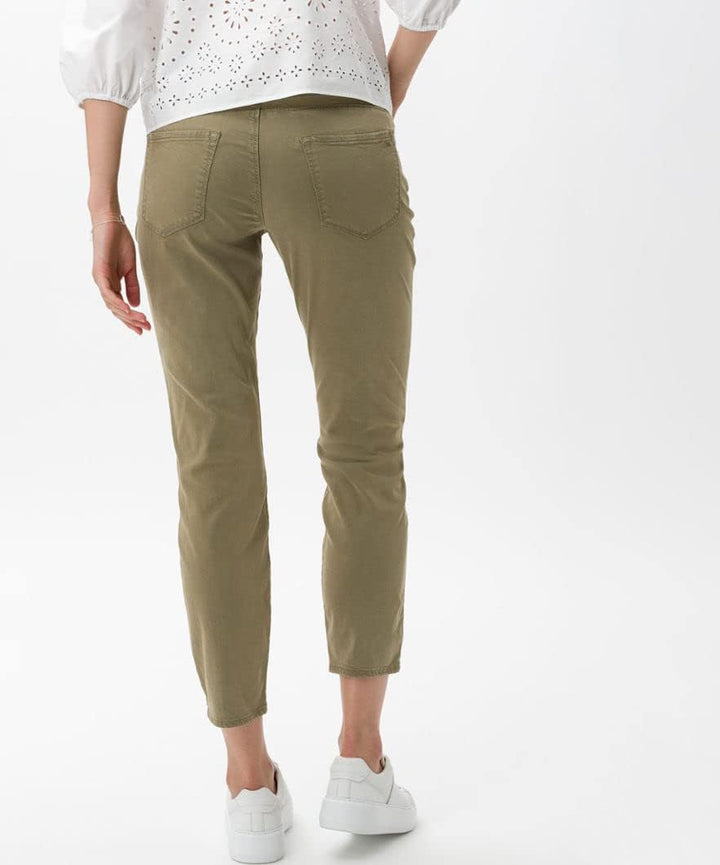 BRAX 7/8 Damen Jeans Hose Style Skinny Jeans S 7/8 Stretchdenim Blue 26W / 32L Olive, 26W / 32L Oliv