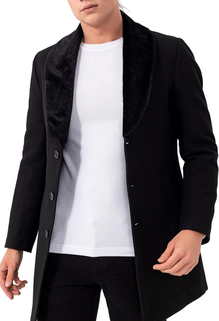 Red Bridge Herren Jacke Trenchcoat Mantel L Schwarz, L Schwarz