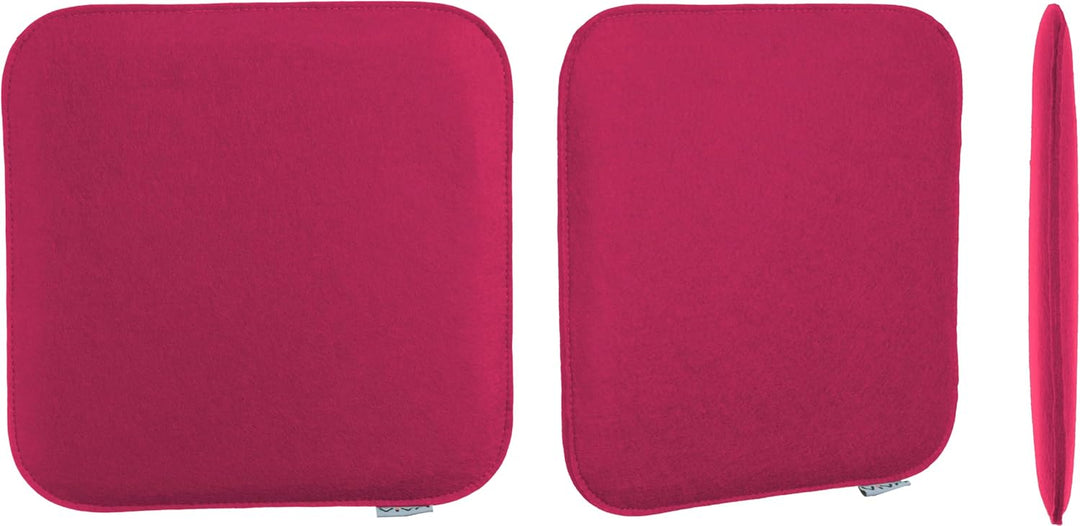 Brandsseller 8er Set Sitzkissen aus Filz 35x35x2 cm – Robuste Stuhlauflagen für innen und aussen, ec