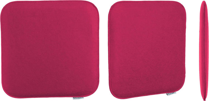 Brandsseller 8er Set Sitzkissen aus Filz 35x35x2 cm – Robuste Stuhlauflagen für innen und aussen, ec