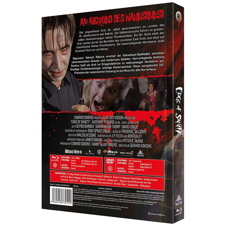 Edge of Sanity - Mediabook - Cover C - 2-Disc Limited Collector‘s Edition Nr. 43 - Limitiert auf 333
