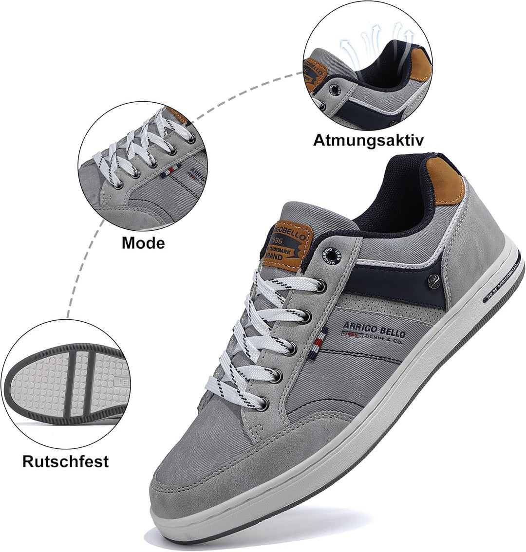 AX BOXING Freizeitschuhe Herren Sneakers Walkingschuhe Mode Schuhe Leichte Trainers Sportschuhe Grös