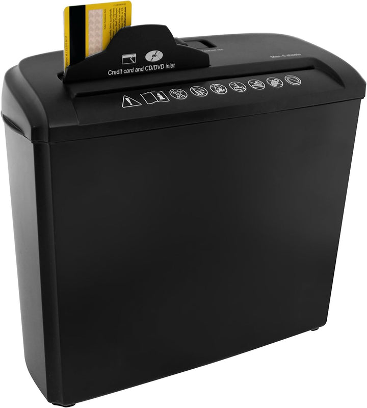 Dokumentenzerstörer Media-Tech MT215 Avec Panier (Noir)