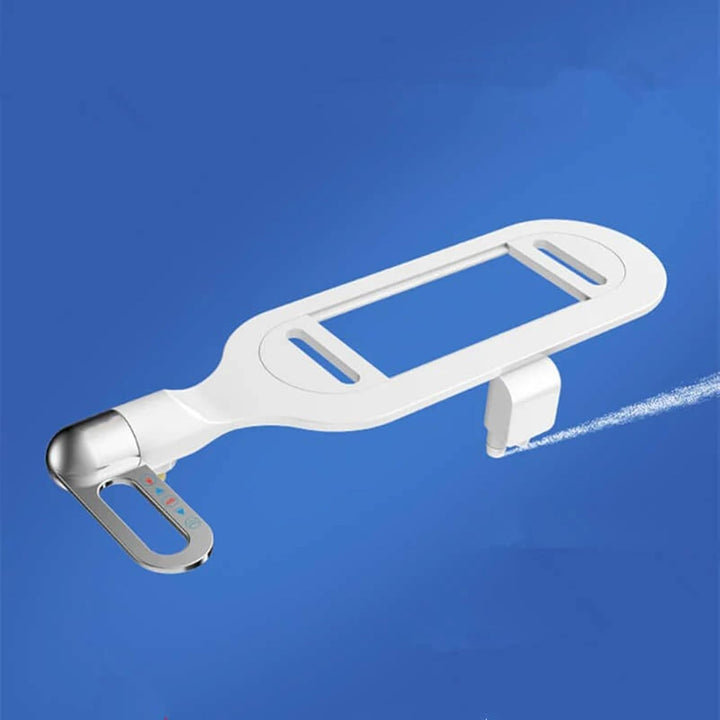 43 X 12 X 7 Cm Bidet-Toilettensitz Mit Doppeldüse Smart-Toilettenspüler Aus ABS Nicht Elektrisch, To