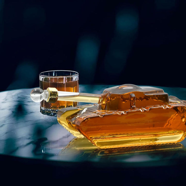 Tank Whiskey Shaker, Männergeschenk Einzigartiges personalisiertes Geschenk für Ehemann & Vater, Ide