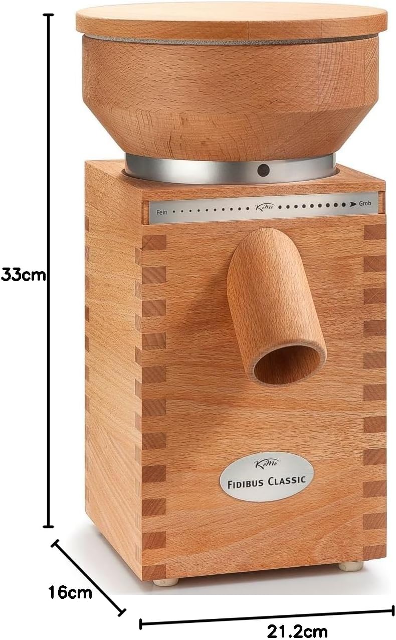 KoMo Fidibus Classic Getreidemühle (360 Watt, Holz)