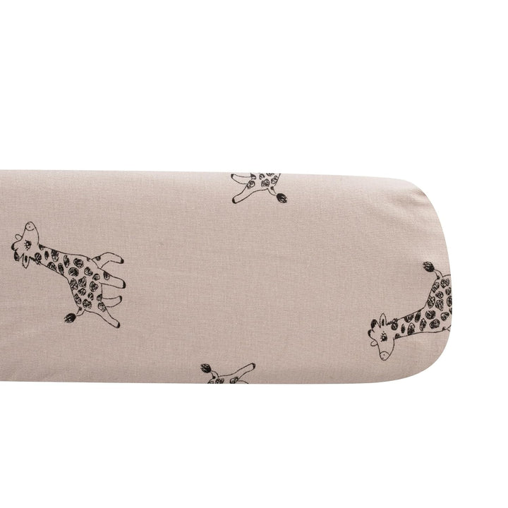 JYOKO Kids Bettüberwurf für Wickelauflage, Mini-Kinderbett und Bettdecke, 90 x 50 cm Giraffe 90 X 50