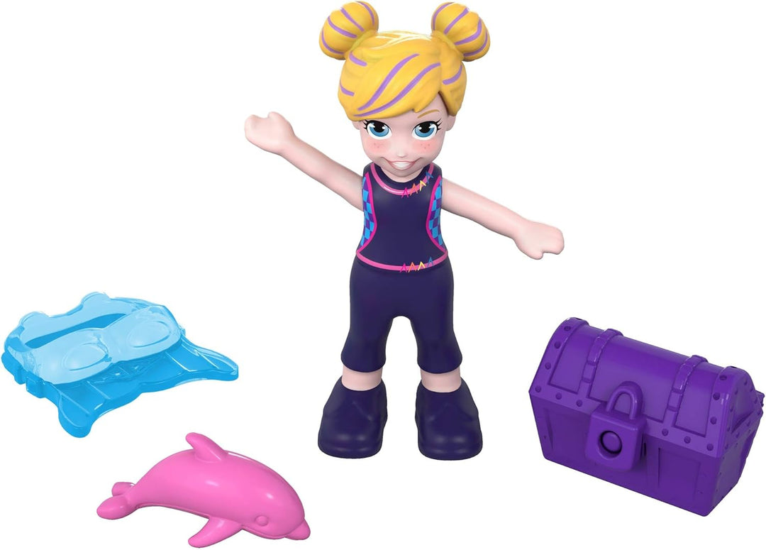 Mattel Polly Pocket FRY33 Tiny Places Pollys Aquarium Polly's Aquarium, Polly's Aquarium