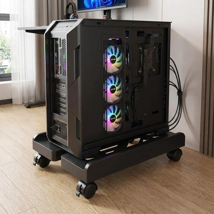 PC-Tower-Computerständer, universellen CPU-Ständer mit Vier Rädern, Computer-Desktop-Ständer, CPU-Wa