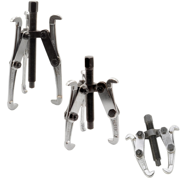 Abzieher Werkzeug Lager Set 75mm 100mm 150mm Lagerabzieher Profi 3-armig + 2-armig innen aussen Lage