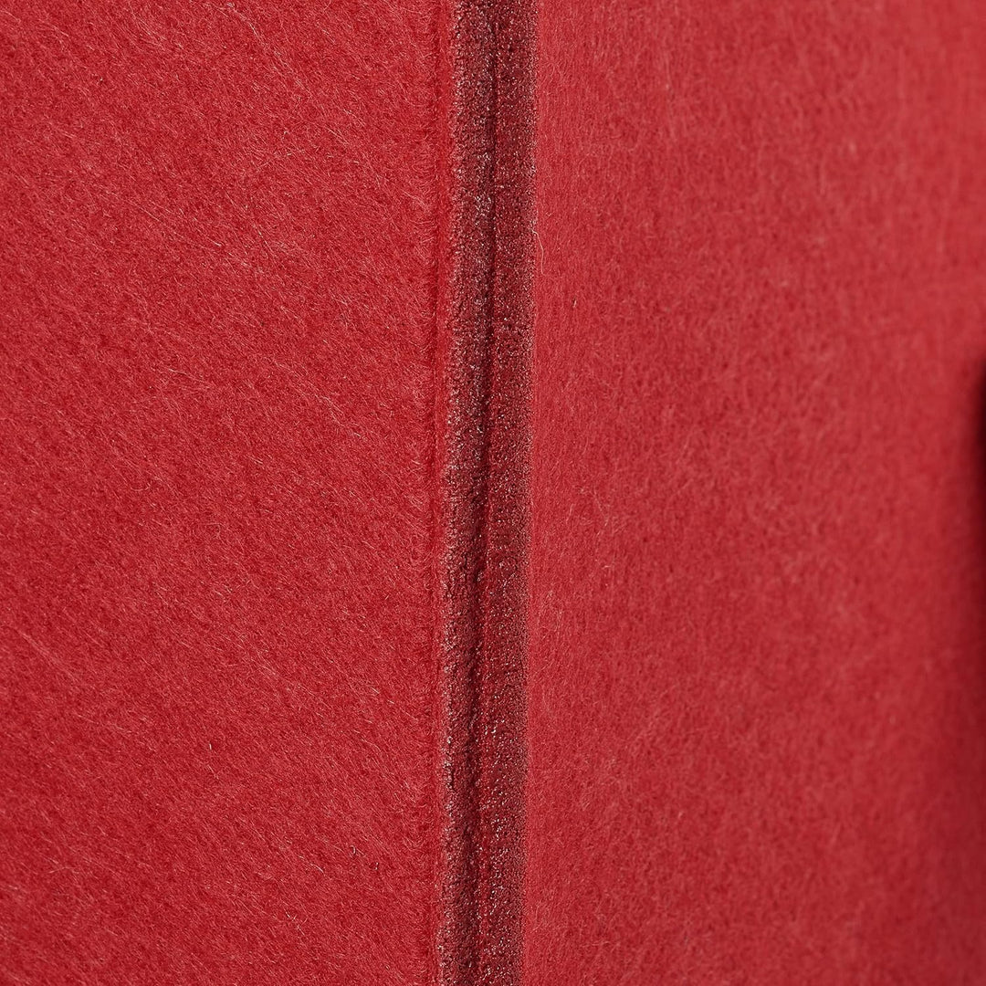8 x Kaminholztasche aus Filz, tragbarer Feuerholzkorb, faltbarer Zeitungshalter HxBxT: 25 x 25 x 50