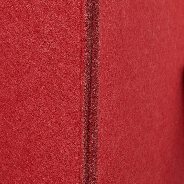 8 x Kaminholztasche aus Filz, tragbarer Feuerholzkorb, faltbarer Zeitungshalter HxBxT: 25 x 25 x 50