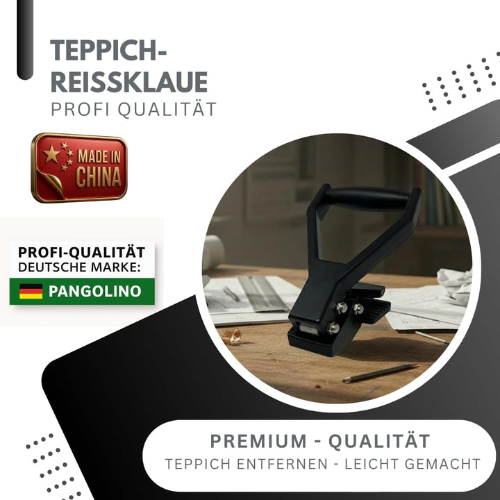 Pangolino Reissklaue | Teppich entfernen leicht gemacht | Halteklaue [90 mm] | Teppichkralle | Reiss