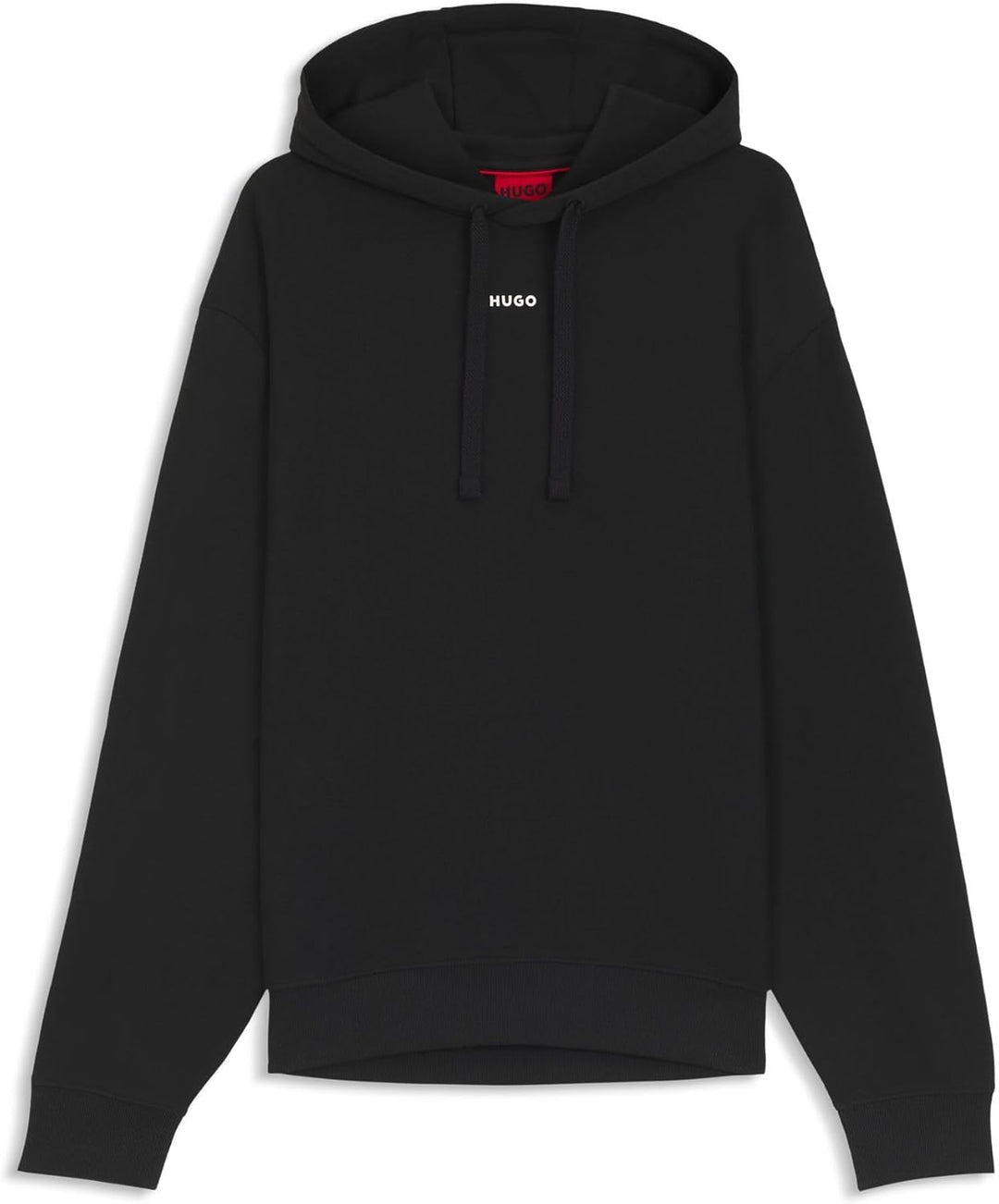 HUGO Herren Dapo Hoodie aus Baumwoll-Terry mit Kontrast-Logo XS Black1, XS Black1