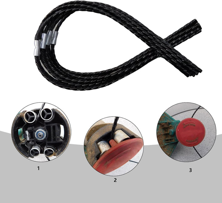 50 Stück Bosch F016800431 Ersatz-Trimmerschnur für AFS 23 bis 37 Freischneider. je 37cm x 3,5 mm 50