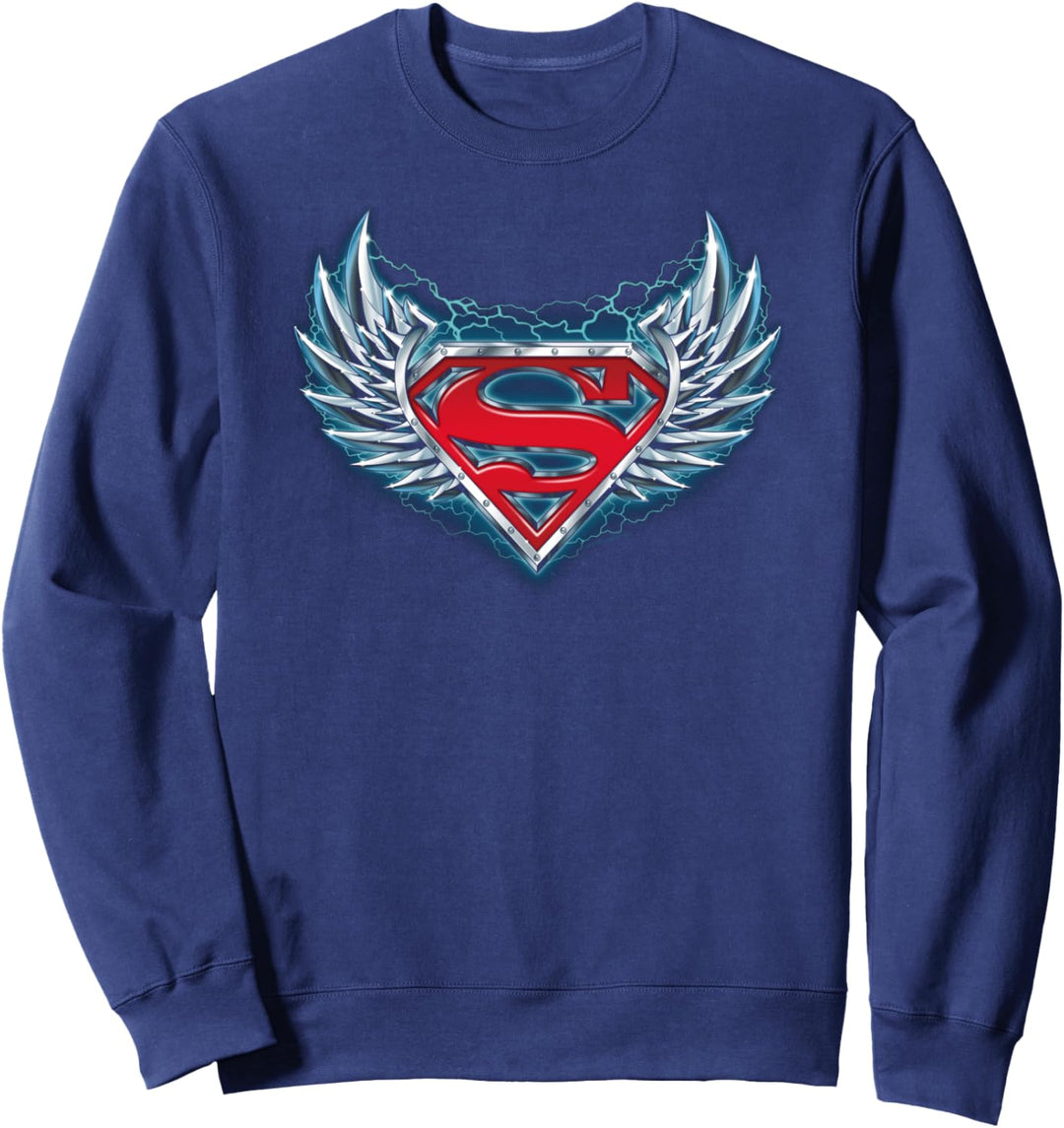 Superman Steel Wings Logo Sweatshirt
