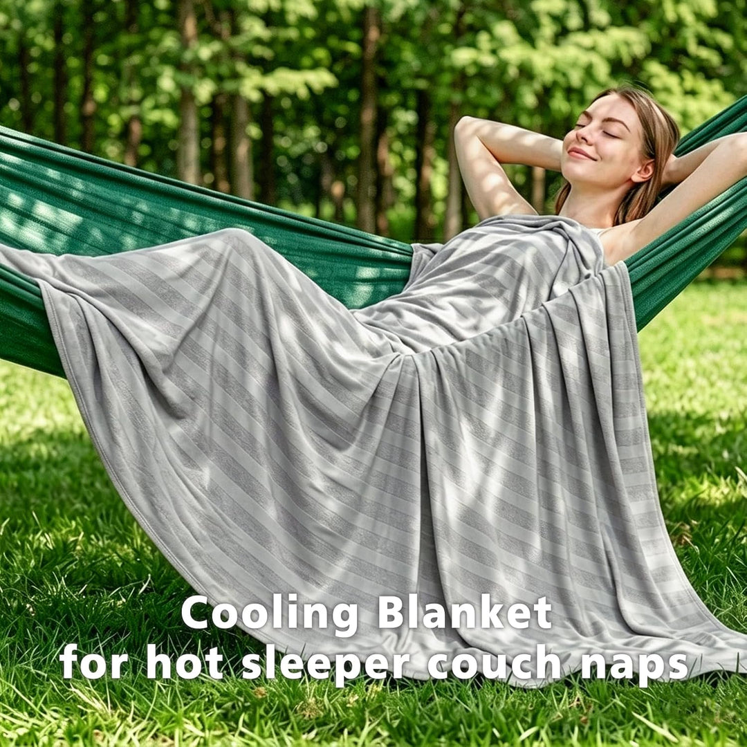 EMME Kühldecke Kühlende Decke, Arc-Chill Q-Max>0,5, 152 x 203 cm, 2 in 1 Doppelseitige Dünne Sommerd