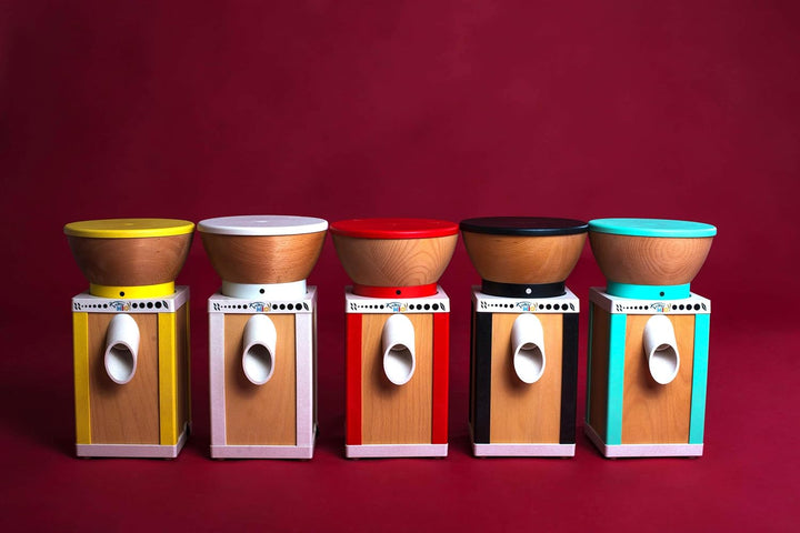 KoMo KoMoMio Getreidemühle grün (400 Watt, innovative Materialien) 16,5 x 16 x 37,5 cm