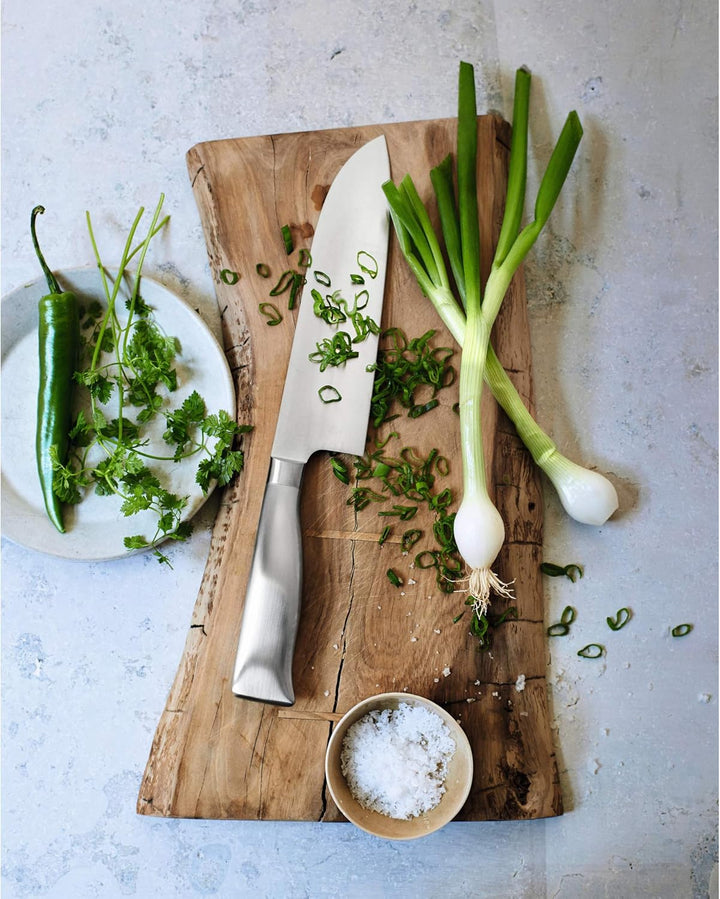 WMF Grand Gourmet Messerset 3teilig, Made in Germany, 3 Damastmesser geschmiedet, Damaststahl 120-la