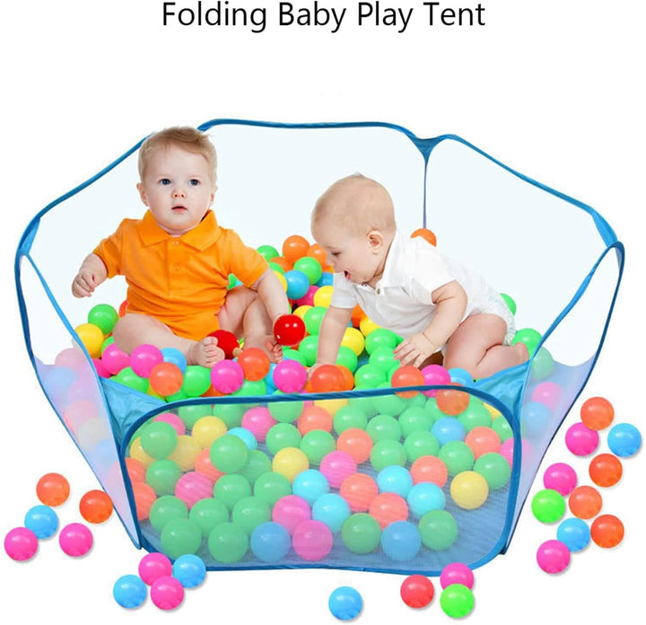 Ball Pit Pool Für Kinder Faltbares Spielzelt Mit 500 Ocean Bällen 120x120cm Leicht Aufbaubar Für Ind