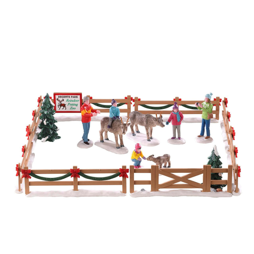 Lemax - Vail Village - Zubehör: Rentier Petting Zoo