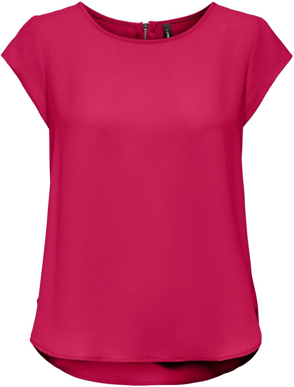 ONLY Damen Onlvic S/S Solid AOP Top Ptm T-Shirt, Blusenshirt, Kurzarm, 2er Pack (1x Cloud Dancer/1x