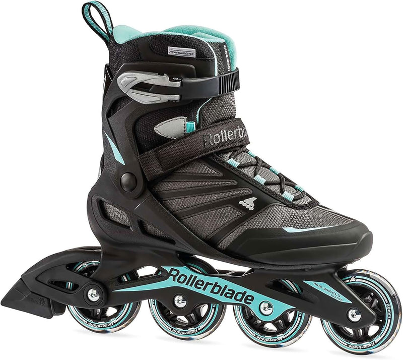 Rollerblade Damen Zetrablade Inlineskate 235 Black/Light Blue, 235 Black/Light Blue