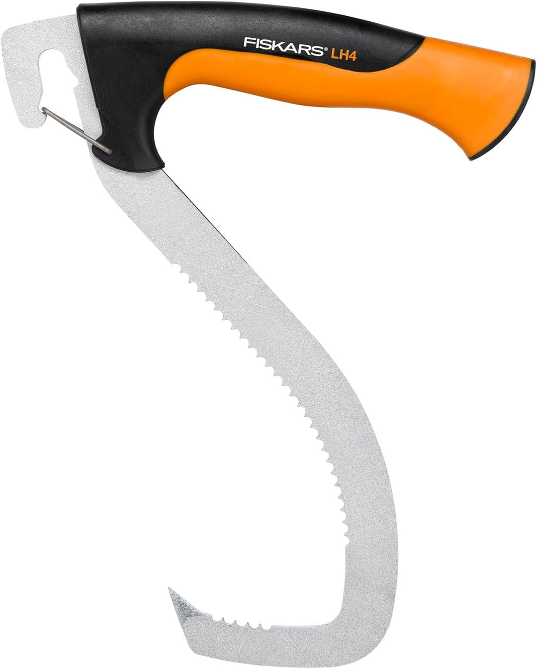 Fiskars Hebehaken zur Holzbearbeitung, Inklusive Köcher, Schwarz/Orange, WoodXpert, 1003624, Hebehak