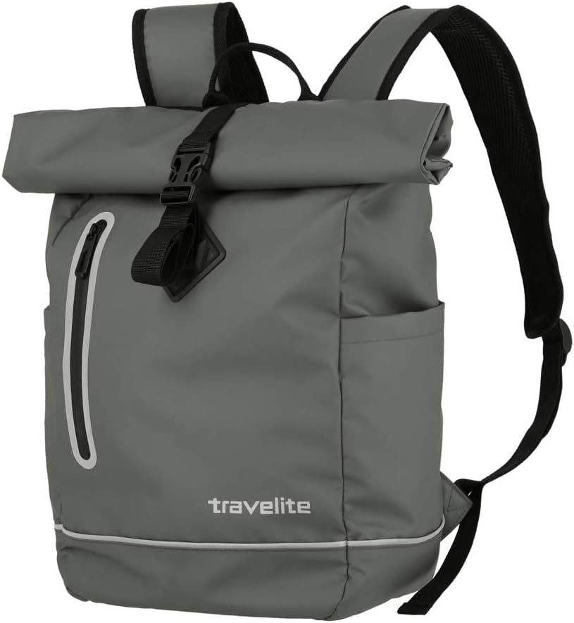 Travelite Handgepäck Rucksack mit Laptop Fach 15,6 Zoll & BASICS Rucksack aus wasserfestem Material,