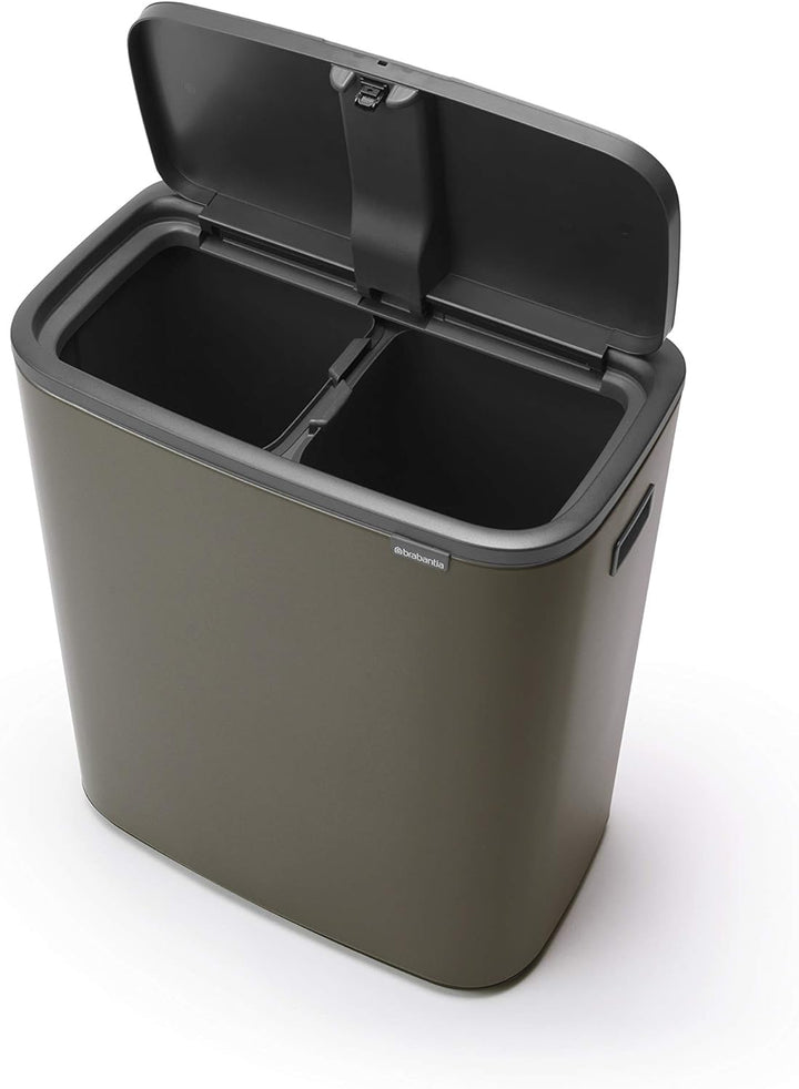Brabantia Bo Touch Bin, 2 x 30L 2 Inneneimer (2 x 30L) Platinum, 2 Inneneimer (2 x 30L) Platinum