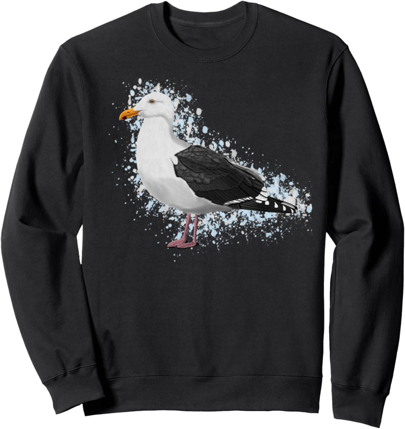 Möwe Vogel Singvogel Vogelfreund Ornithologe Gartenvogel Sweatshirt