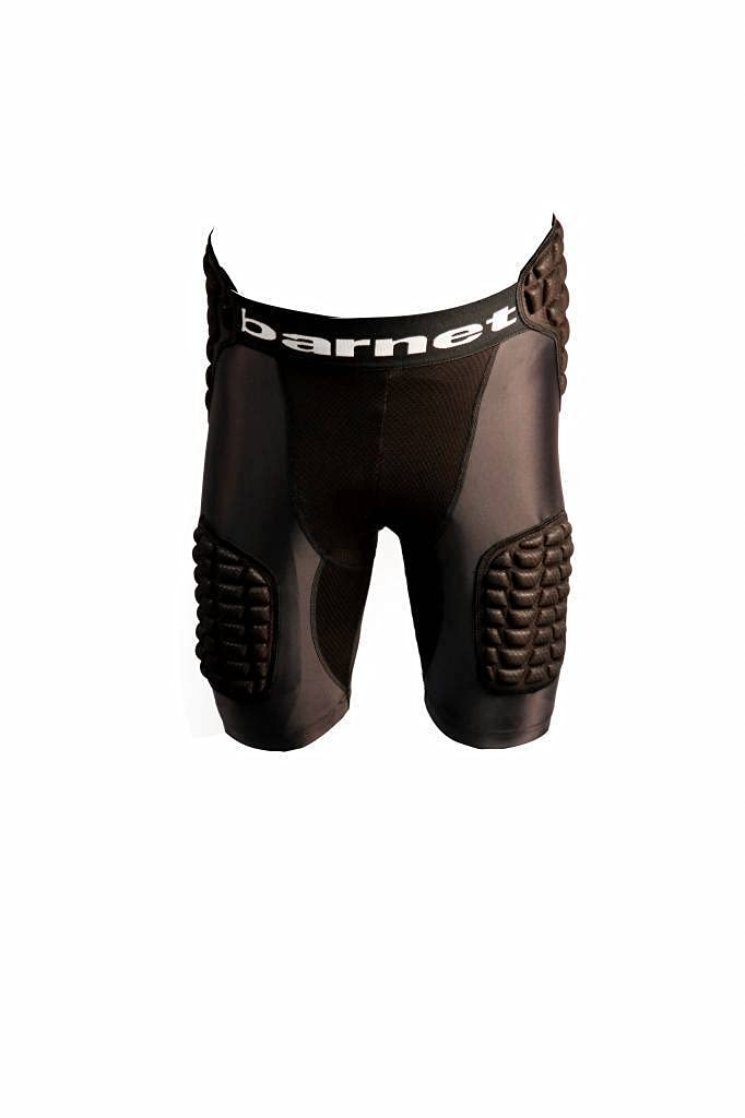 BARNETT FS-10 Kompressions-Shorts, 5 Stück, American Football 3XL Schwarz, 3XL Schwarz