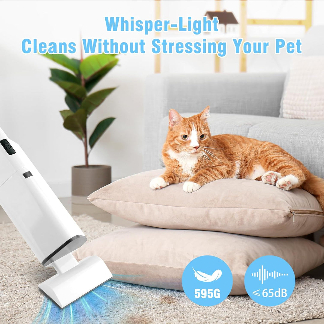 Handstaubsauger Akku Testsieger, 20000Pa Auto Staubsauger Kabellos mit Waschbar HEPA-Filter Mini Kle