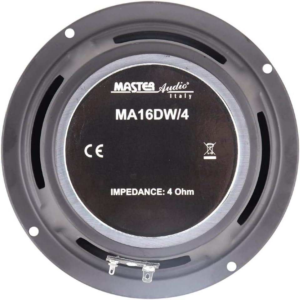 MASTER AUDIO 1 MA16DW/4 MA 16DW/4 Profi-tieftöner 16,5 cm 165 mm 6,5" 150 watt rms und 300 watt max