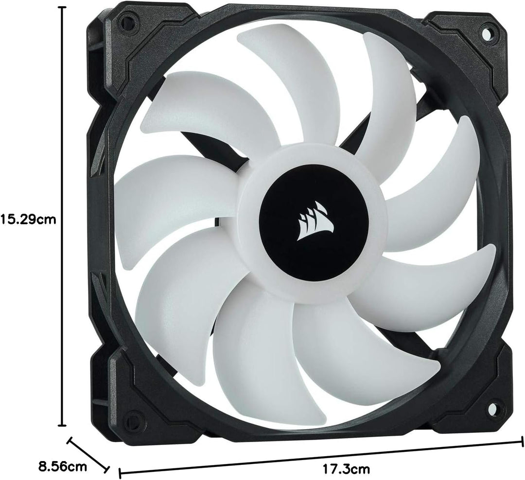 Corsair iCUE SP140 RGB PRO, 140mm RGB LED (Geräuscharm, hoher Luftdurchsatz, Gehäuse-Kühlung-Lüfter,