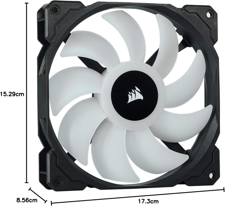 Corsair iCUE SP140 RGB PRO, 140mm RGB LED (Geräuscharm, hoher Luftdurchsatz, Gehäuse-Kühlung-Lüfter,