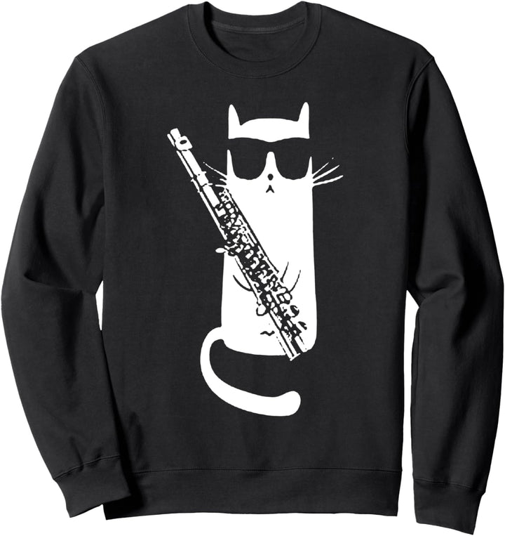 Coole Klarinette, die Musik spielt Sweatshirt