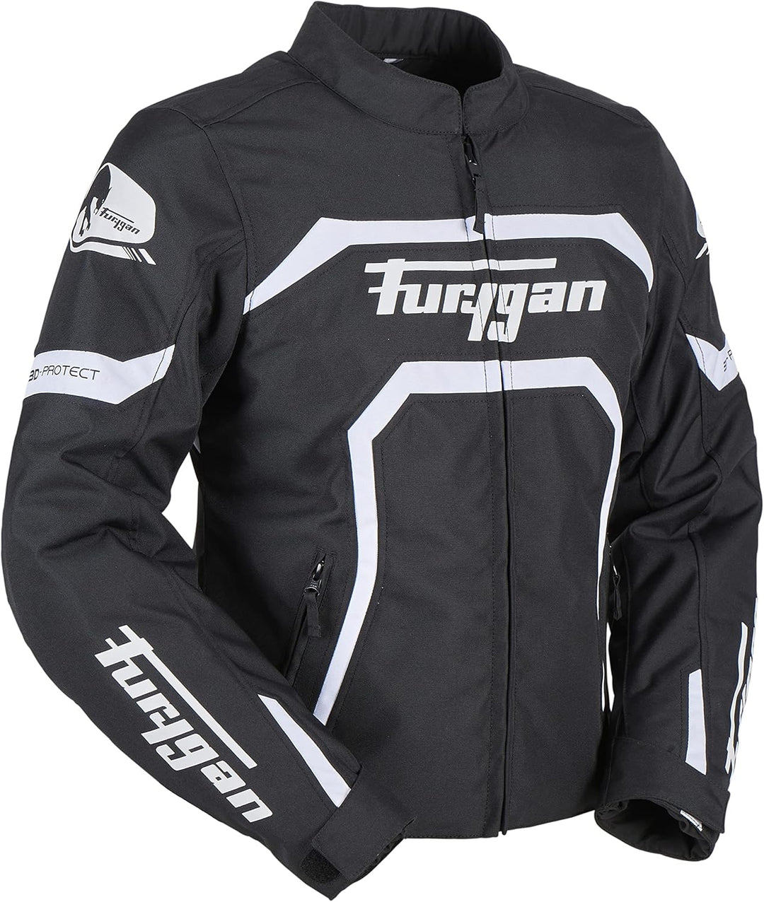 Furygan Damen Mystic Evo JACKEN UND MÄNTEL S Schwarz-Weiss, S Schwarz-Weiss