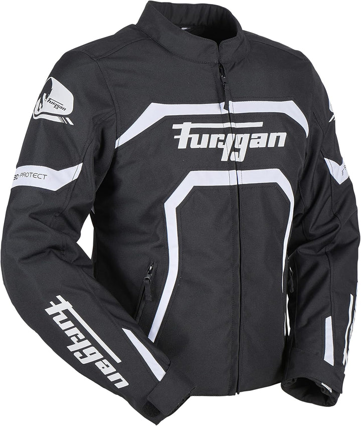 Furygan Damen Mystic Evo JACKEN UND MÄNTEL S Schwarz-Weiss, S Schwarz-Weiss