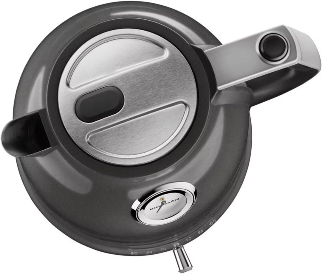 KitchenAid 5KEK1522EMS Wasserkocher Serie Artisan, medallion silber 1.5 Liter Medallion Silver, 1.5