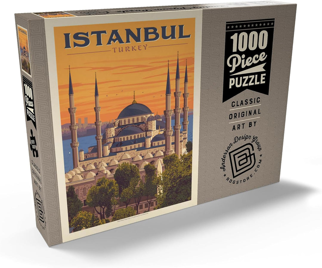 Türkei: Istanbul, Vintage Poster - Premium 1000 Teile Puzzle - MyPuzzle Sonderkollektion von Anderso