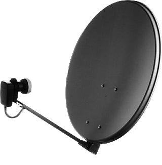 Antenne Gibertini 100 cm Alu Ziegelrot L-Serie