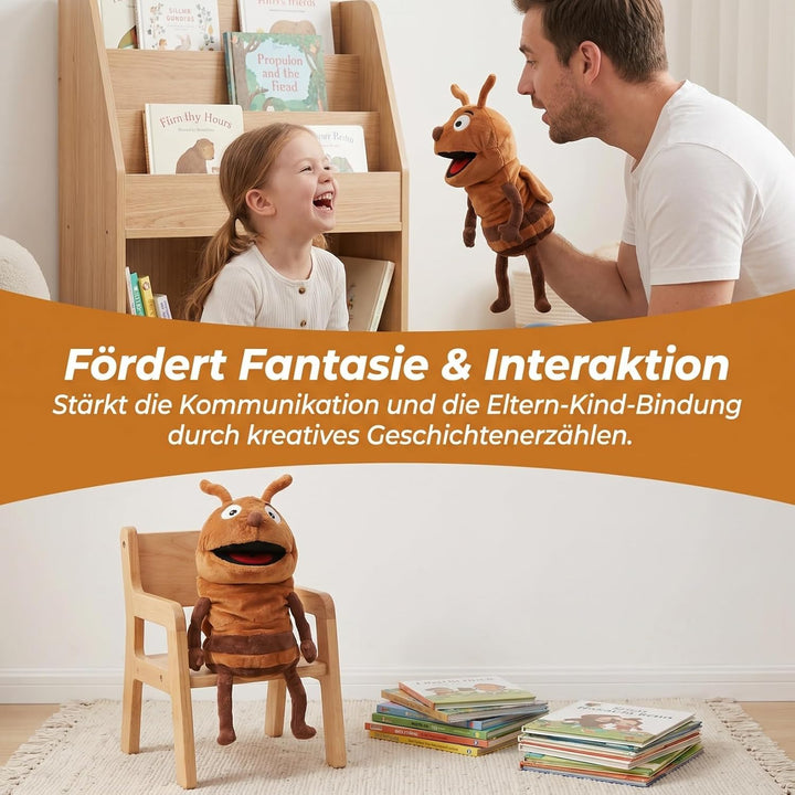 minkissy Handpuppe Ameise Aus Weichem Plüsch Material Spielzeug Für Junge Mädchen Zum Spielen Und Ge