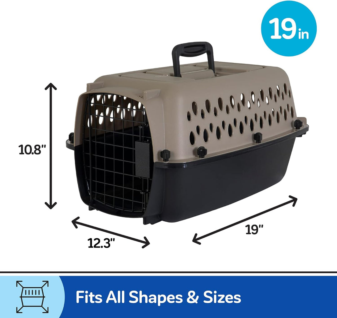 Pet Mate 21859 Vari Zwinger, Taupe / Schwarz, 19-Zoll 19-Inch Kiste, 19-Inch Kiste