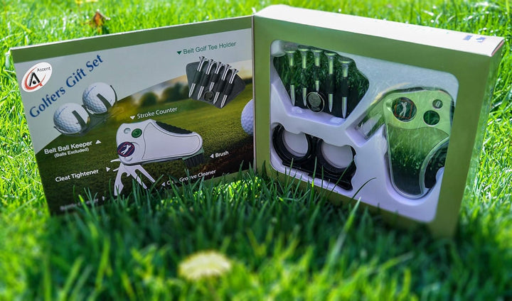 GOLFER 's Best Golf Geschenk Set: Werkzeug Reparatur - Stroke Zähler, Pitchgabel, Klampe Spanner, Cl