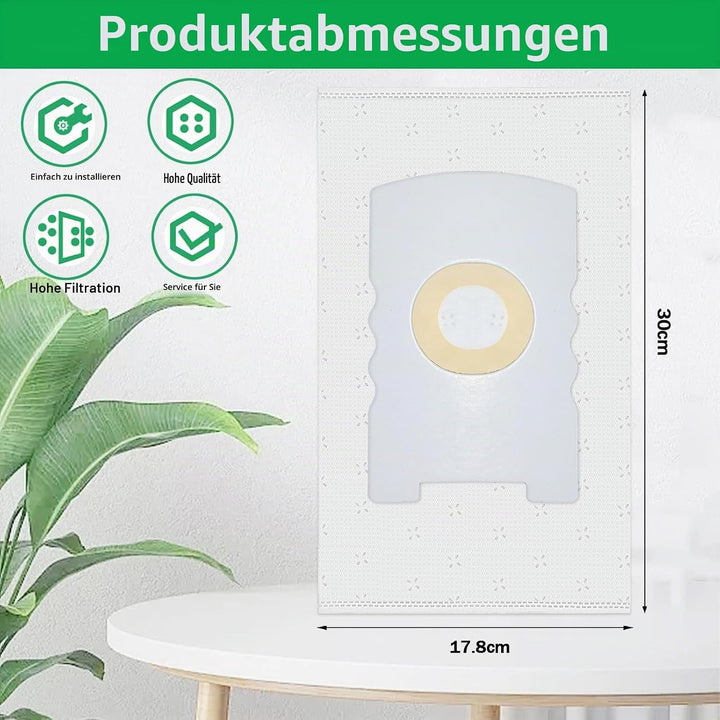 20 Staubsaugerbeutel für Vorwerk Kobold VT 260 265 270 und FP 300,kompatibel mit SWIRL V66 Embossing