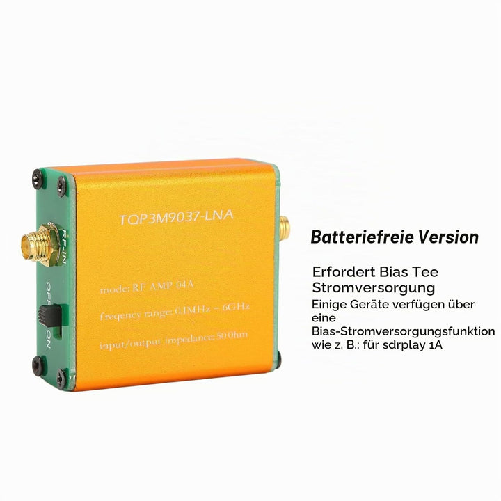 HF Verstärker, LNA Modul Verstärkung 20DB Audioverstärker RF Verstärkermodul 0.1MHz-6GHz Frequenzfäh