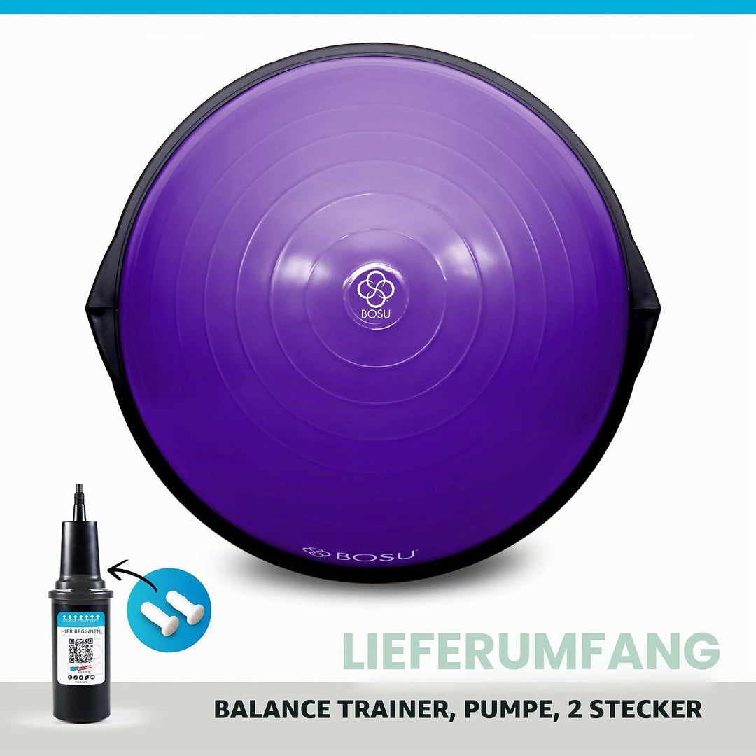Bosu, Home Gym Equipment, The Original Balance Trainer, 66 cm Durchmesser violett / schwarz, violett