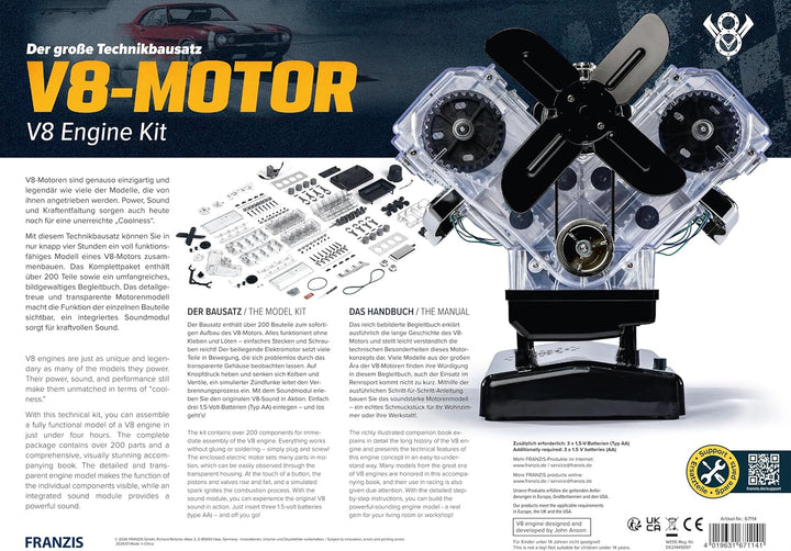 Franzis V8 Engine Kit